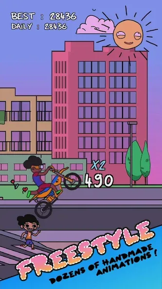 Summer Wheelie (Саммер Уили) МОД/Взлом [Деньги, Монеты и Меню MOD] Screenshot 3