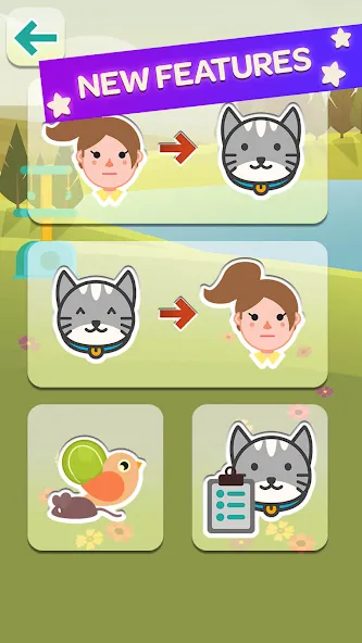 Cat Translator Pet Talk Meow МОД/Взлом [Все открыто, Дополнительные деньги и Меню MOD] Screenshot 5