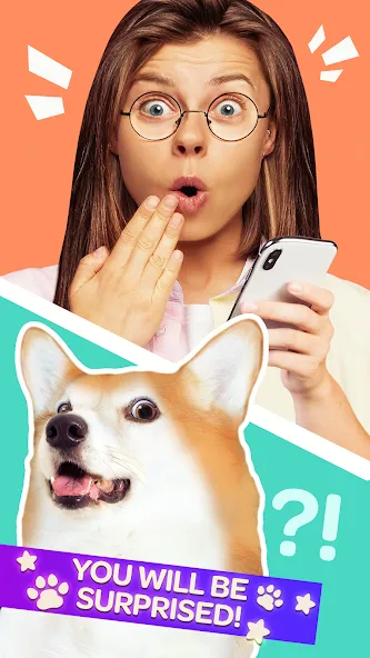 Dog Translator Pet Speak Talk МОД/Взлом [Меню, Бесконечные монеты и Открытые уровни] Screenshot 2