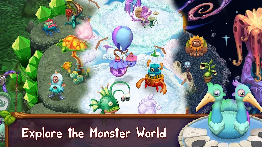 Singing Monsters: Dawn of Fire (Сингинг Монстерс) МОД/Взлом [Меню, Бесконечные монеты и Открытые уровни] Screenshot 4