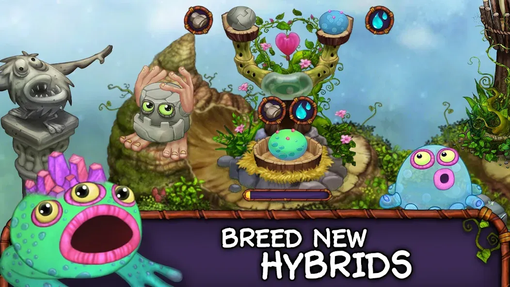 My Singing Monsters (Май Сингинг Монстерс) МОД/Взлом [Меню, Бесконечные монеты и Открытые уровни] Screenshot 2