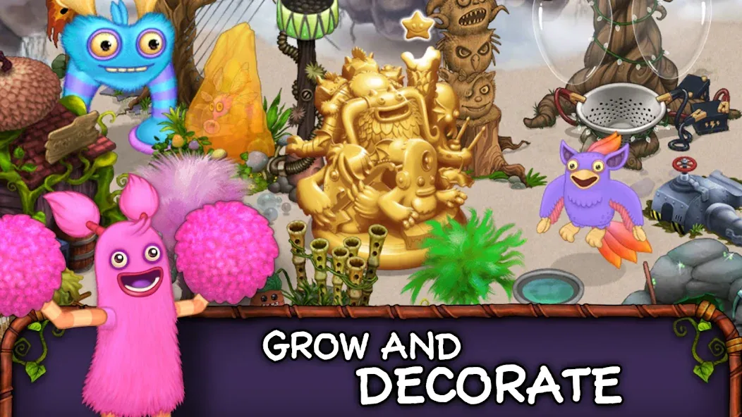 My Singing Monsters (Май Сингинг Монстерс) МОД/Взлом [Меню, Бесконечные монеты и Открытые уровни] Screenshot 3