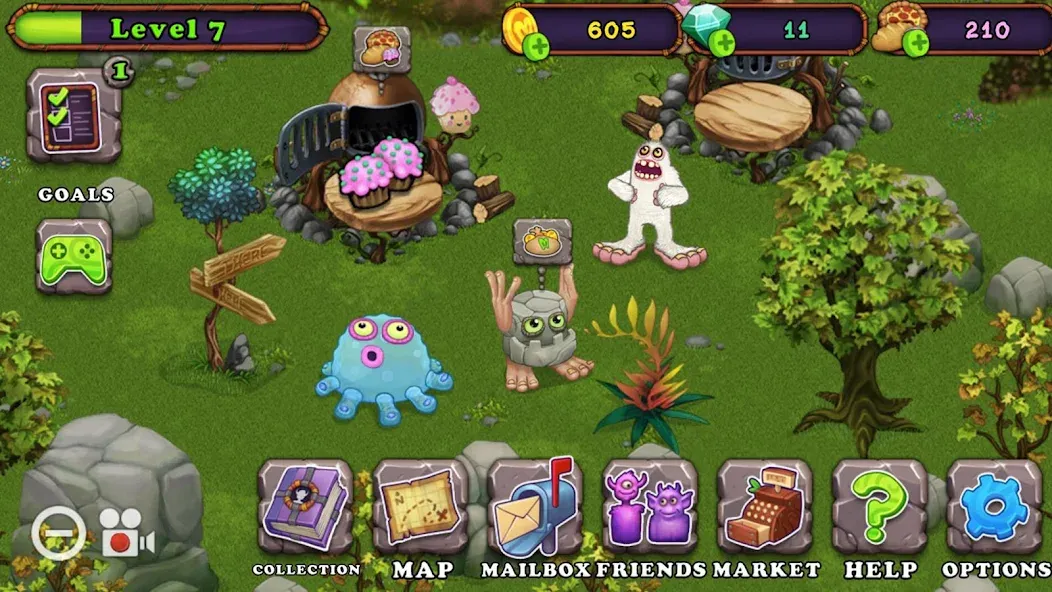 My Singing Monsters (Май Сингинг Монстерс) МОД/Взлом [Меню, Бесконечные монеты и Открытые уровни] Screenshot 5