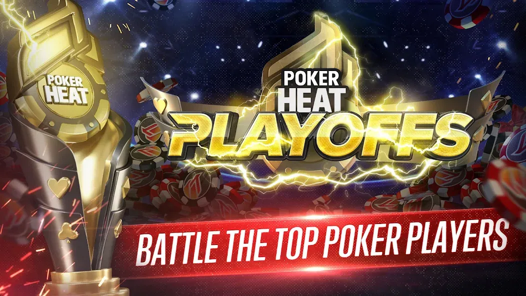 Poker Heat™ Texas Holdem Poker (Покер Хит) МОД/Взлом [Много денег, Монет и Все открыто] Screenshot 3
