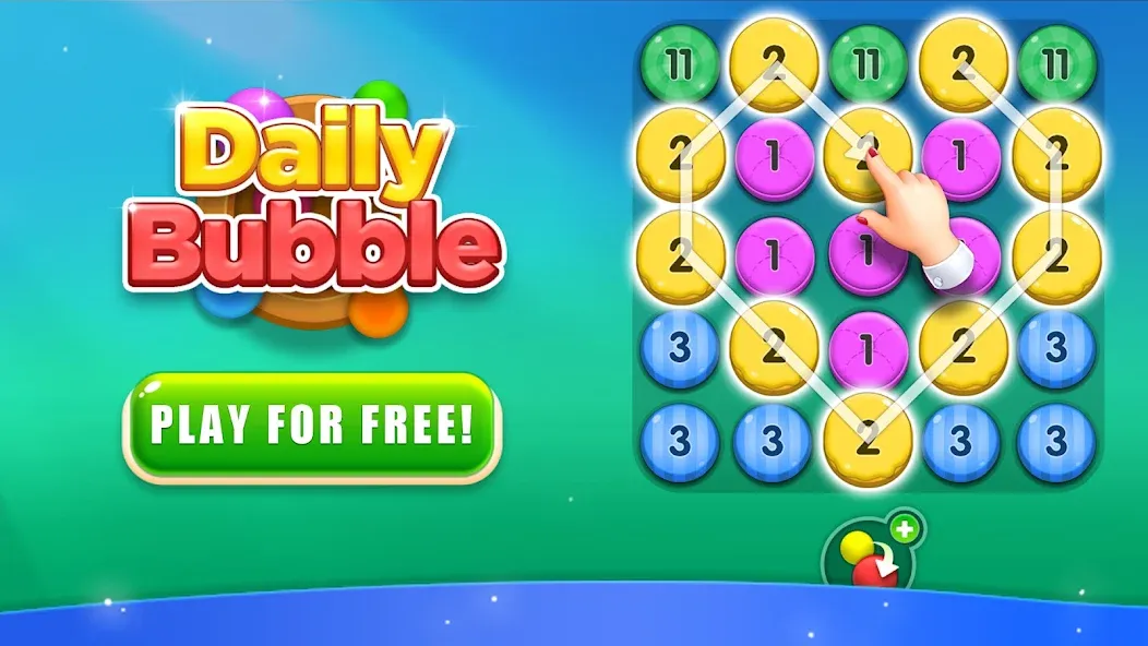 Daily Bubble МОД/Взлом [Все открыто, Дополнительные деньги и Меню MOD] Screenshot 5