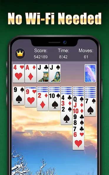Solitaire МОД/Взлом [Деньги, Монеты и Меню MOD] Screenshot 3