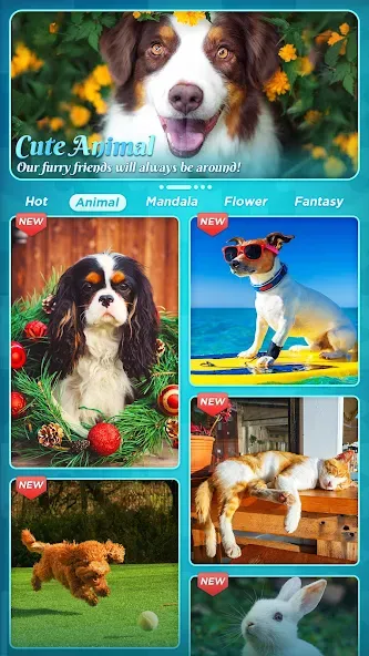 Jigsaw Puzzles МОД/Взлом [Меню, Бесконечные монеты и Открытые уровни] Screenshot 5