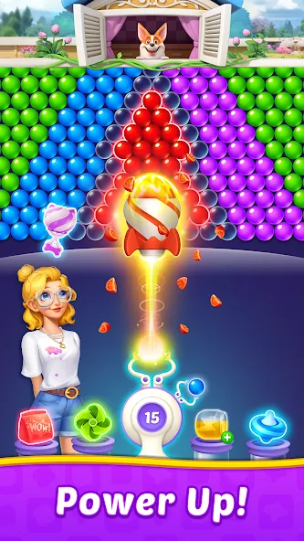 Bubble Shooter Home МОД/Взлом [Много монет, Открытые уровни и Мега MOD] Screenshot 2