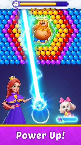 Bubble Shooter Kingdom МОД/Взлом [Деньги, Монеты и Меню MOD] Screenshot 3