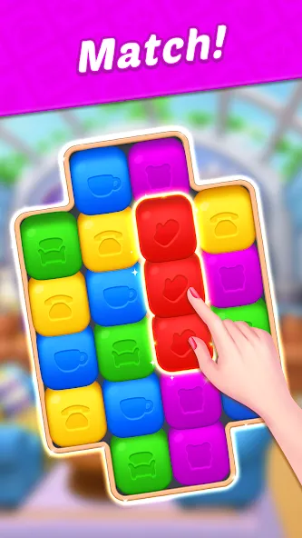 Design Blast - Match & Home МОД/Взлом [Много монет, Открытые уровни и Мега MOD] Screenshot 2