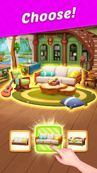 Design Blast - Match & Home МОД/Взлом [Много монет, Открытые уровни и Мега MOD] Screenshot 3