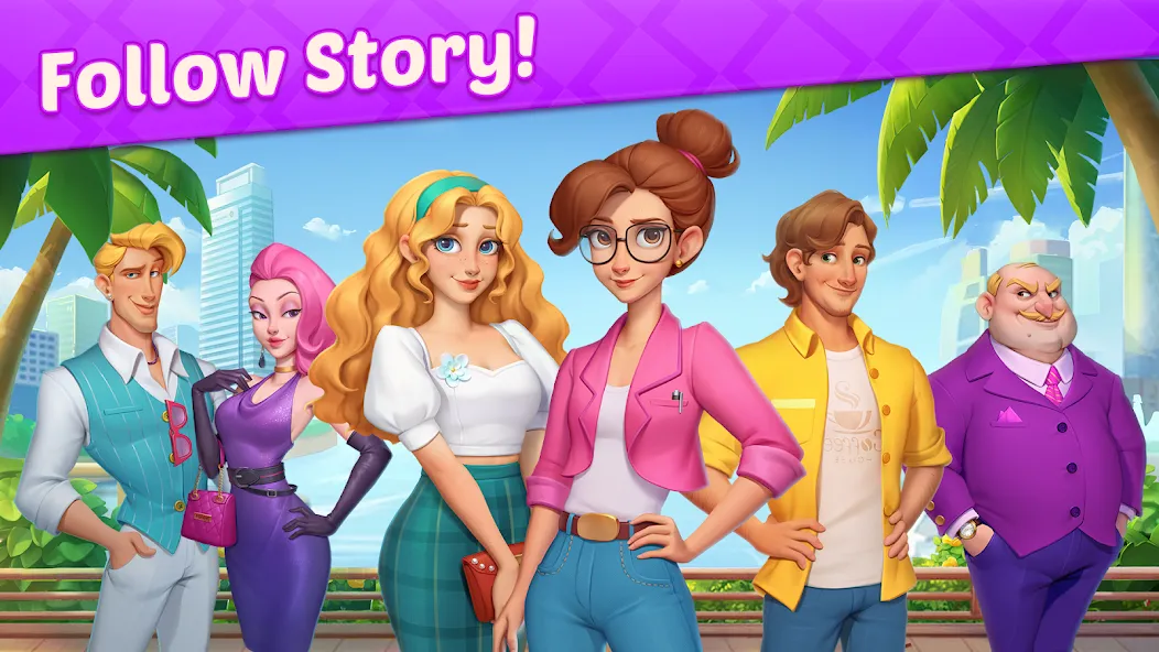 Design Diary - Match 3 & Home МОД/Взлом [Много монет, Открытые уровни и Мега MOD] Screenshot 5