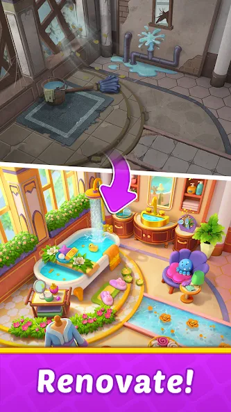 Fruit Diary 2: Manor Design МОД/Взлом [Много монет, Открытые уровни и Мега MOD] Screenshot 1