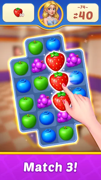 Fruit Diary 2: Manor Design МОД/Взлом [Много монет, Открытые уровни и Мега MOD] Screenshot 2