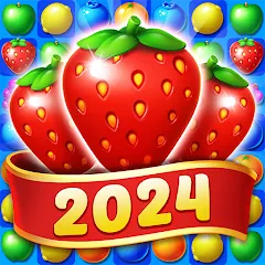 Скачать Взломанная Fruit Diary - Match 3 Games на Андроид (много денег)