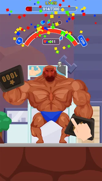Tough Man (Таф Мэн) МОД/Взлом [Меню, Бесконечные монеты и Открытые уровни] Screenshot 2