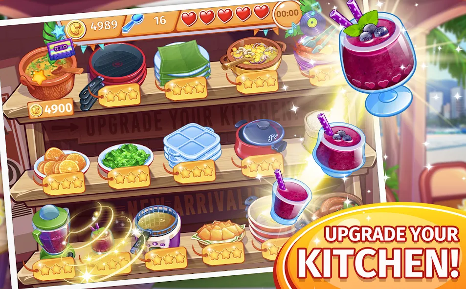 Cooking Craze: Restaurant Game МОД/Взлом [Много монет, Открытые уровни и Мега MOD] Screenshot 3