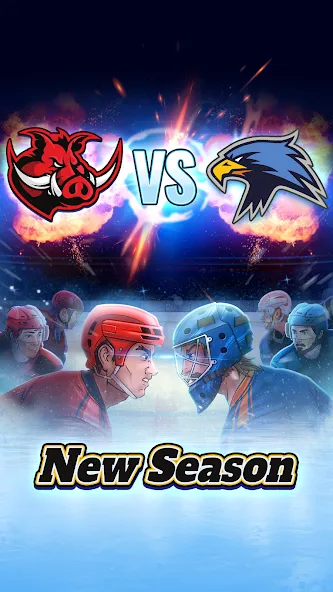 Superstar Hockey (уперстар Хоккей) МОД/Взлом [Много монет, Открытые уровни и Мега MOD] Screenshot 1