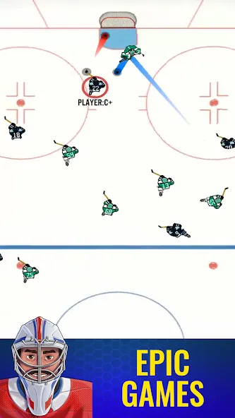 Superstar Hockey (уперстар Хоккей) МОД/Взлом [Много монет, Открытые уровни и Мега MOD] Screenshot 2
