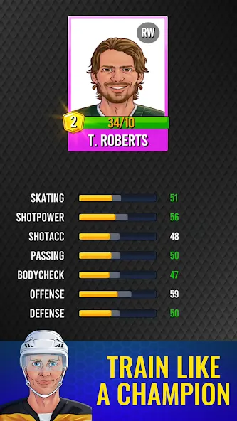 Superstar Hockey (уперстар Хоккей) МОД/Взлом [Много монет, Открытые уровни и Мега MOD] Screenshot 5