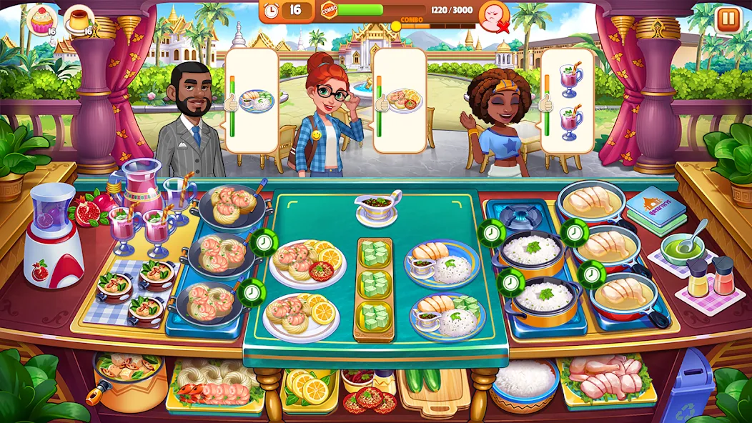 Cooking Madness: A Chef's Game МОД/Взлом [Деньги, Монеты и Меню MOD] Screenshot 2