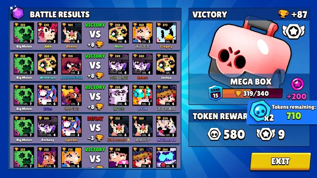 Box Simulator for Brawl Stars МОД/Взлом [Все открыто, Дополнительные деньги и Меню MOD] Screenshot 4