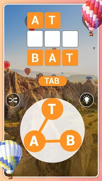 Word City Classic: Word Search (Уорд Сити Классик) МОД/Взлом [Деньги, Монеты и Меню MOD] Screenshot 1
