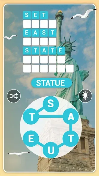 Word City Classic: Word Search (Уорд Сити Классик) МОД/Взлом [Деньги, Монеты и Меню MOD] Screenshot 3