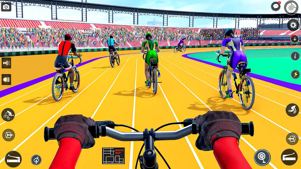 BMX Cycle Race 3d Cycle Games (гонка на велосипедах 3D игры на велосипеде) МОД/Взлом [Бесконечные деньги, Монеты и Мега MOD] Screenshot 1