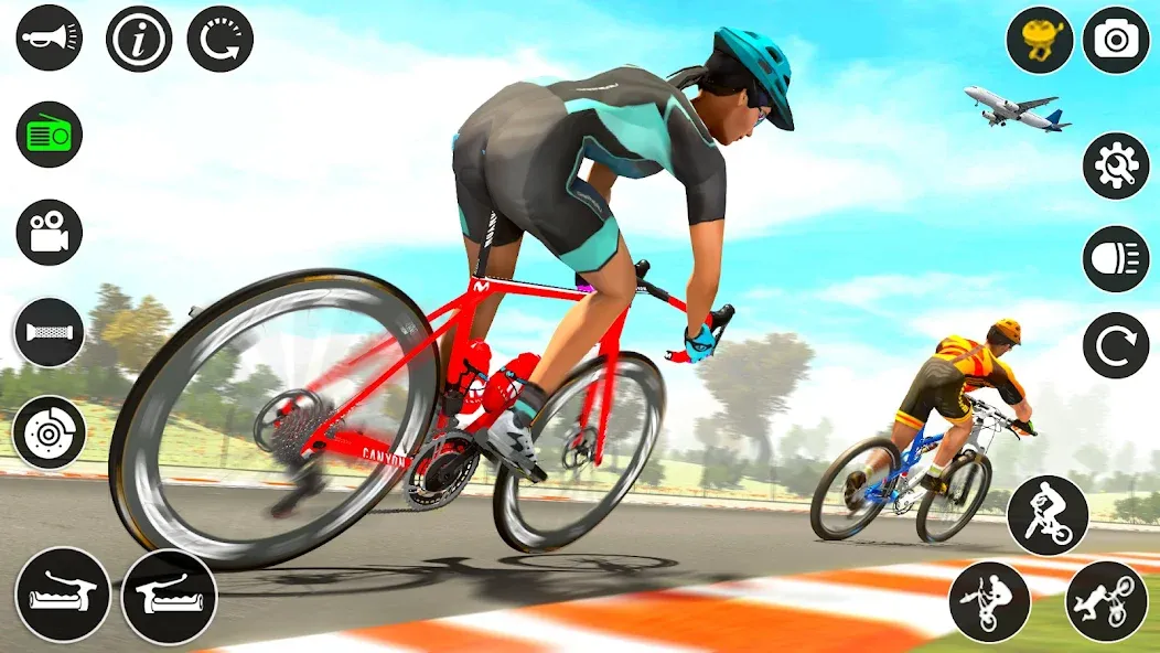 BMX Cycle Race 3d Cycle Games (гонка на велосипедах 3D игры на велосипеде) МОД/Взлом [Бесконечные деньги, Монеты и Мега MOD] Screenshot 5