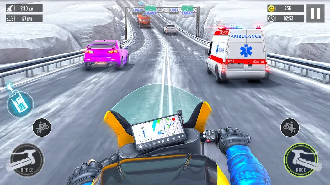 3d Bike Racing Bike Race Games МОД/Взлом [Все открыто, Дополнительные деньги и Меню MOD] Screenshot 4