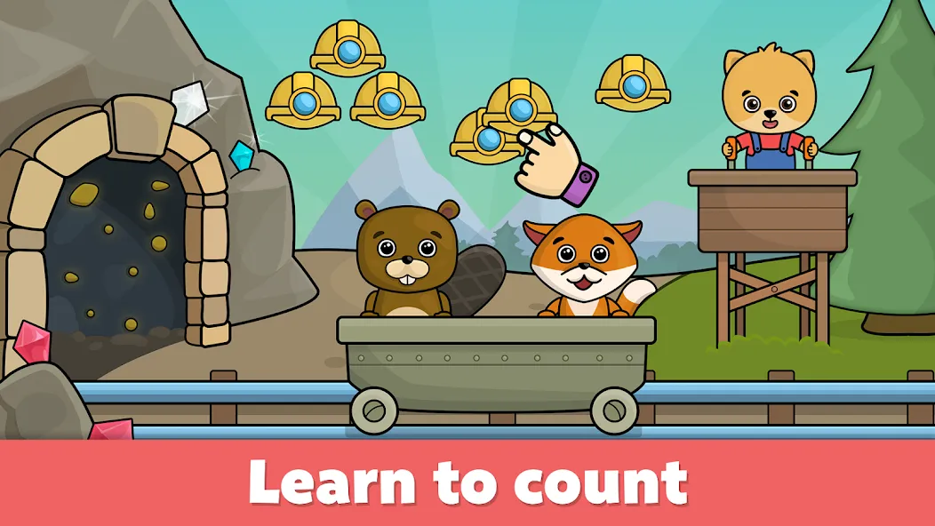 Bimi Boo Baby Learning Games МОД/Взлом [Меню, Бесконечные монеты и Открытые уровни] Screenshot 4