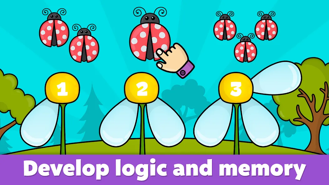 Bimi Boo Baby Learning Games МОД/Взлом [Меню, Бесконечные монеты и Открытые уровни] Screenshot 5