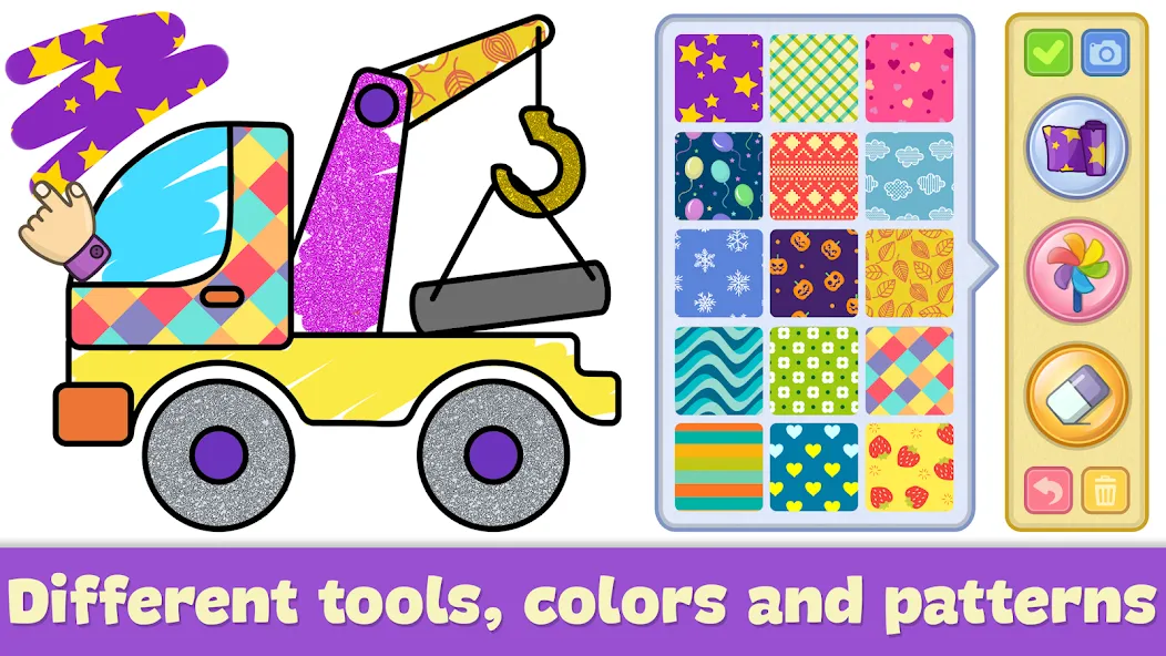 Kids Coloring & Drawing Games МОД/Взлом [Много монет, Открытые уровни и Мега MOD] Screenshot 2