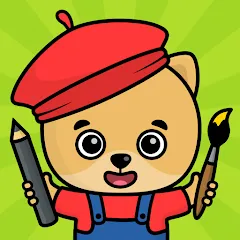 Скачать Kids Coloring & Drawing Games Взлом (Все цвета и кисти открыты) на Андроид