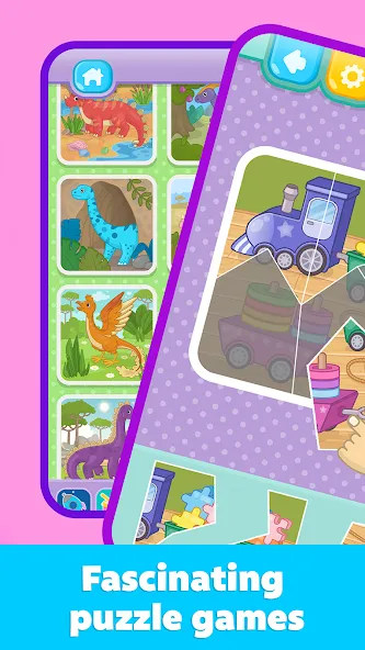 Kids Puzzles: Games for Kids МОД/Взлом [Бесконечные деньги, Монеты и Мега MOD] Screenshot 4