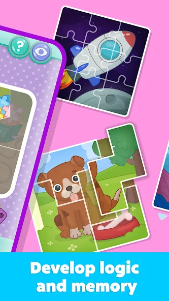Kids Puzzles: Games for Kids МОД/Взлом [Бесконечные деньги, Монеты и Мега MOD] Screenshot 5