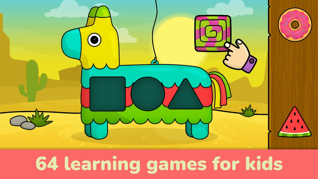 Games for Toddlers 2 Years Old МОД/Взлом [Меню, Бесконечные монеты и Открытые уровни] Screenshot 1