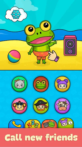 Bimi Boo Baby Phone for Kids МОД/Взлом [Деньги, Монеты и Меню MOD] Screenshot 4
