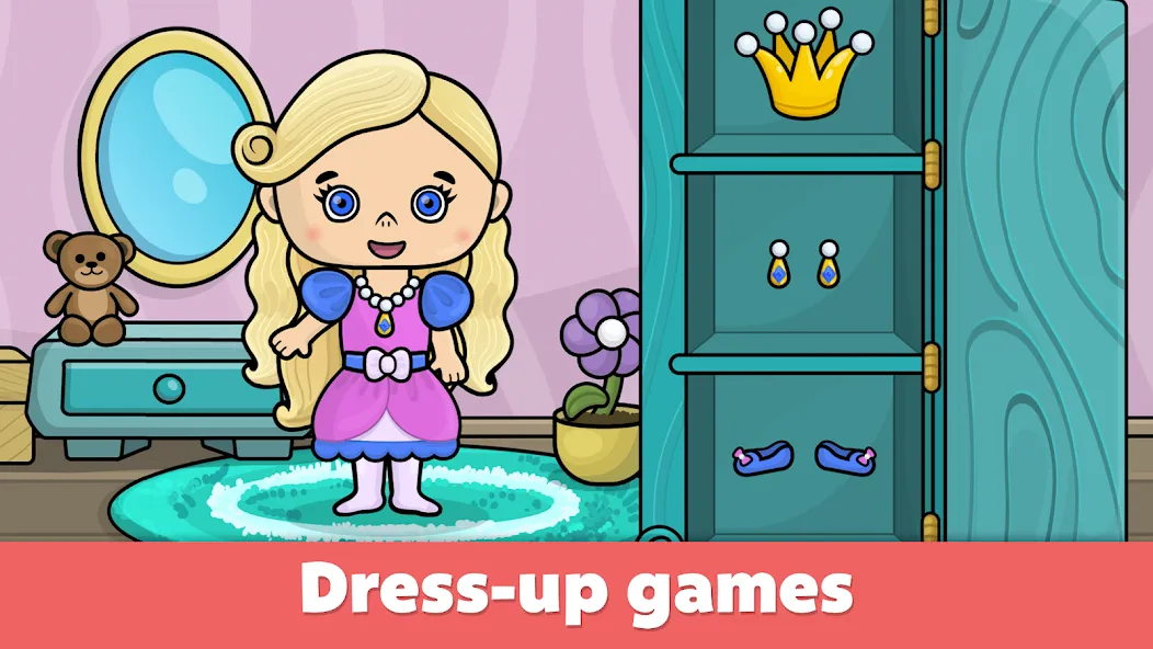 Bimi Boo Fun Kids Games МОД/Взлом [Меню, Бесконечные монеты и Открытые уровни] Screenshot 1