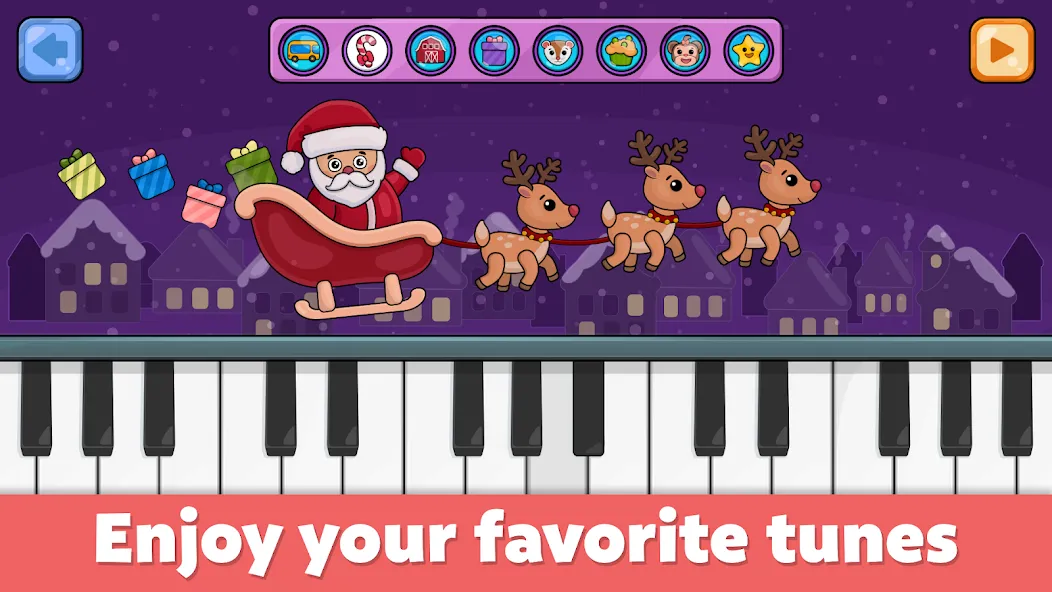 Baby Piano: Kids Music Games МОД/Взлом [Деньги, Монеты и Меню MOD] Screenshot 1
