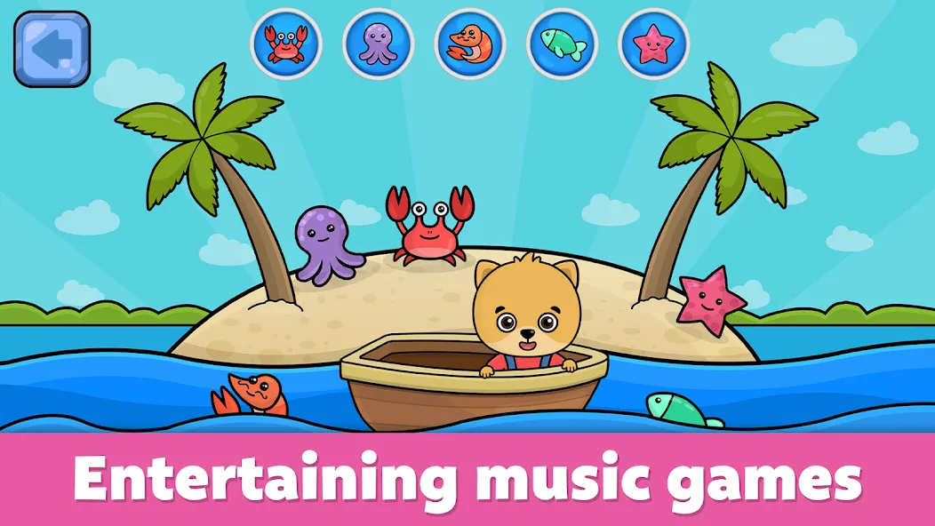 Baby Piano: Kids Music Games МОД/Взлом [Деньги, Монеты и Меню MOD] Screenshot 4