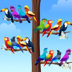 Скачать Взломанная Bird Sort - Color Puzzle на андроид (Много денег)