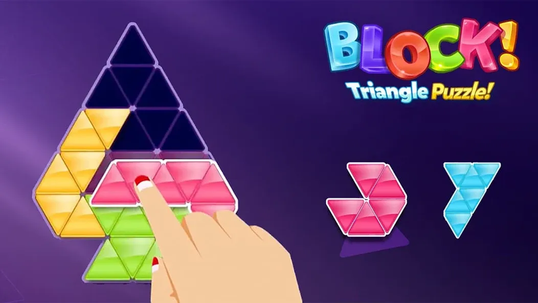 Block! Triangle Puzzle:Tangram МОД/Взлом [Меню, Бесконечные монеты и Открытые уровни] Screenshot 2