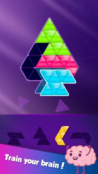 Block! Triangle Puzzle:Tangram МОД/Взлом [Меню, Бесконечные монеты и Открытые уровни] Screenshot 4