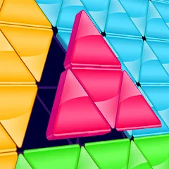 Скачать Взломанная Block! Triangle Puzzle:Tangram на Андроид (Много подсказок)