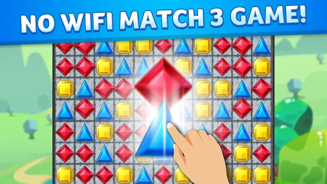 Jewel Match King МОД/Взлом [Много монет, Открытые уровни и Мега MOD] Screenshot 1