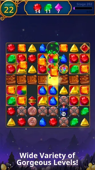 Jewels Magic: Mystery Match3 (Джуэлс Мэджик) МОД/Взлом [Деньги, Монеты и Меню MOD] Screenshot 5