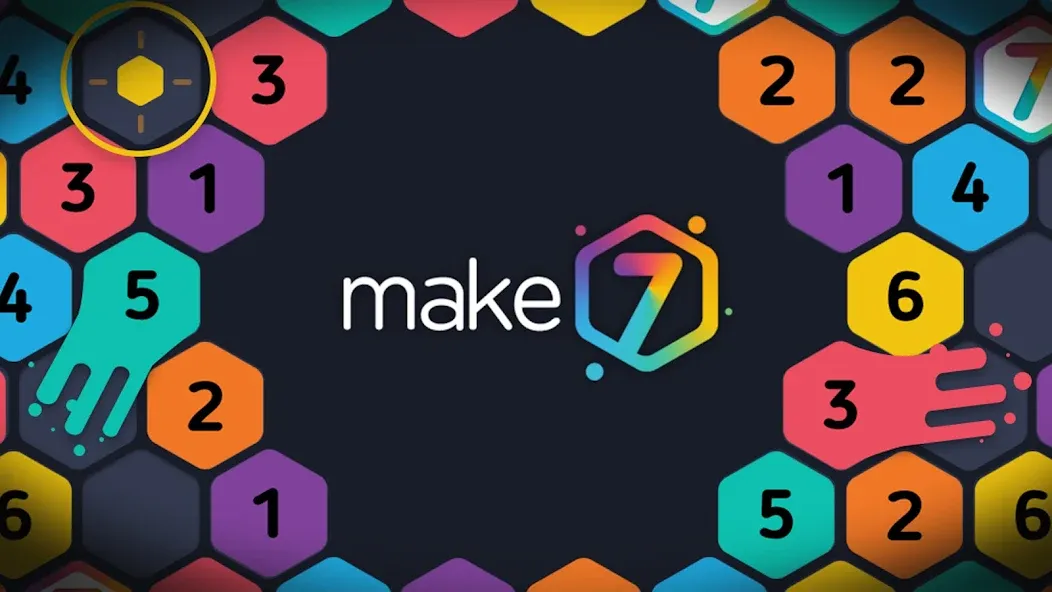 Make7! Hexa Puzzle МОД/Взлом [Меню, Бесконечные монеты и Открытые уровни] Screenshot 1
