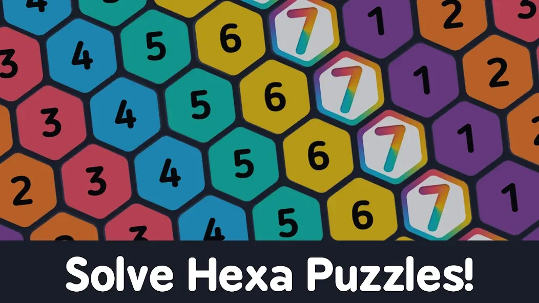 Make7! Hexa Puzzle МОД/Взлом [Меню, Бесконечные монеты и Открытые уровни] Screenshot 2